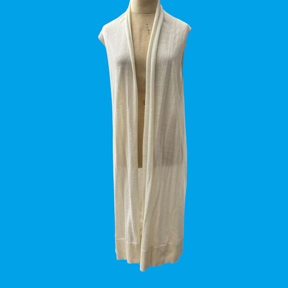 Michael Kors Maxi Sleeveless Open Knit Duster / SZ: M / NWT - Picture 1 of 7